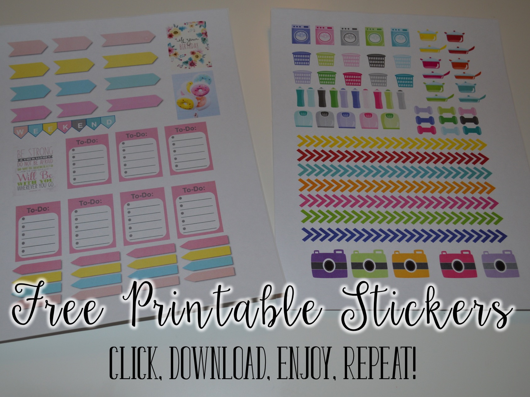 Want to know how to make planner stickers? Take a look! We can have your planner printables ready for your Erin Condren planner. Your planner organization will be envied far and wide!