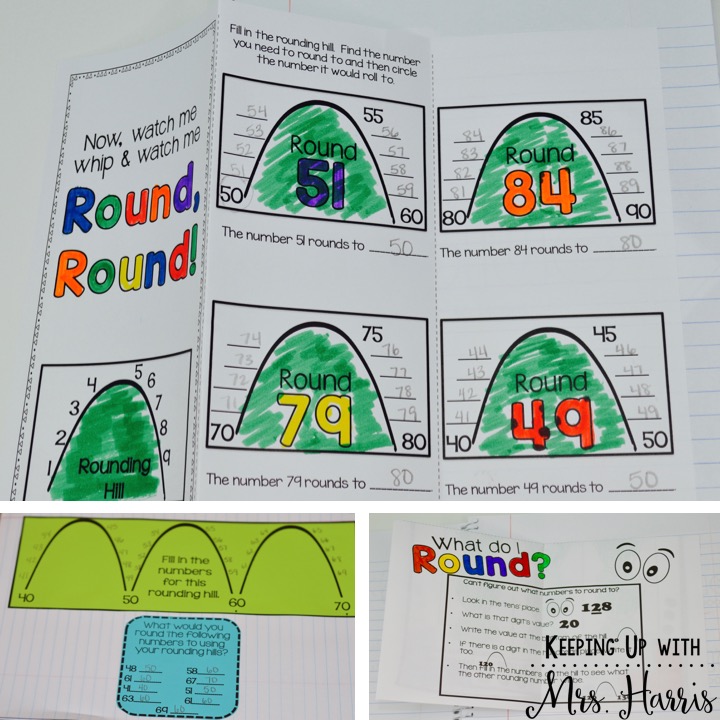 Rounding Hills - Teach rounding in a way that is fun, visual, and effective!  No more reteaching!  Teach rounding the first time the right way!