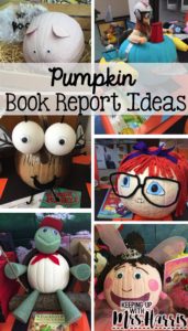 Pumpkin Book Report Ideas - Adorable pumpkin book report ideas for teachers, students, and parents.