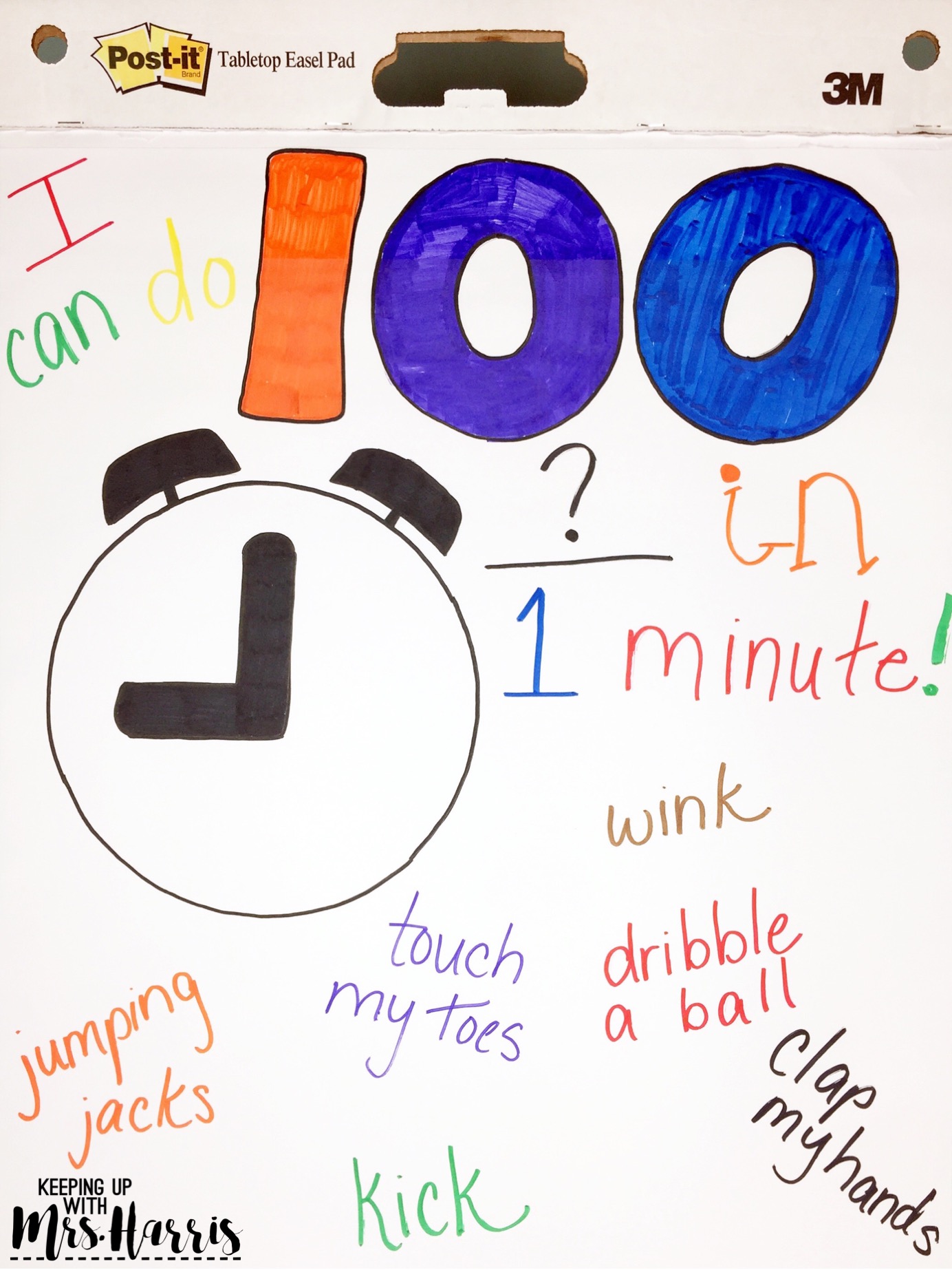 100th Day of School Anchor Chart - Anchor chart ideas for the 100th Day of School