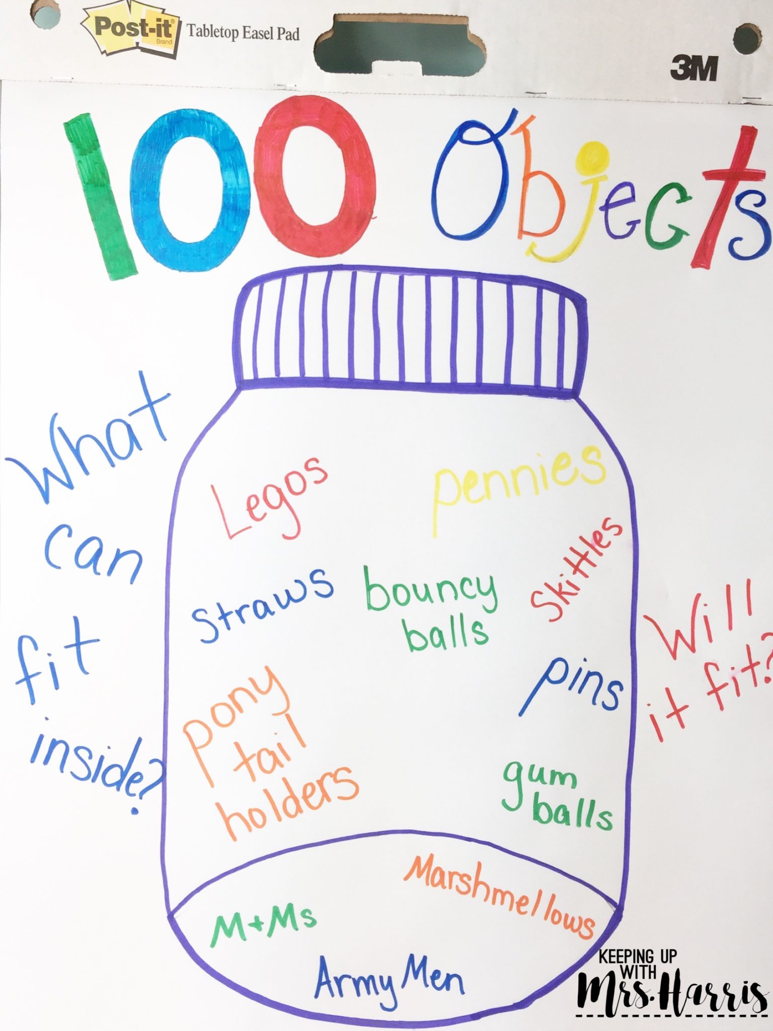 100th Day of School Anchor Chart - Anchor chart ideas for the 100th Day of School