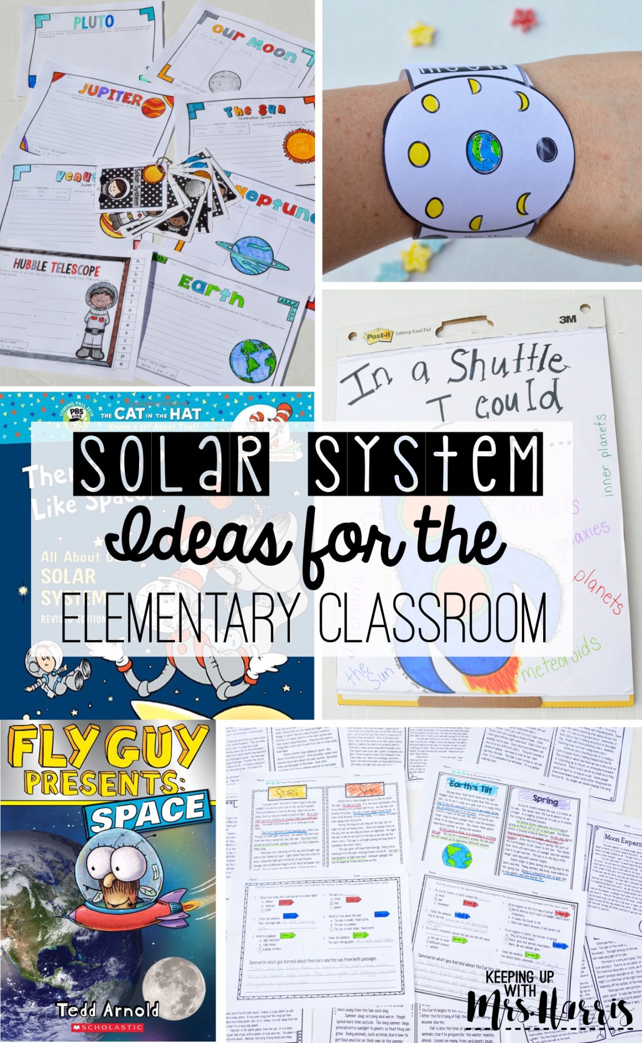 solar system - solar system books - solar system anchor chart - solar system activities - solar system lessons