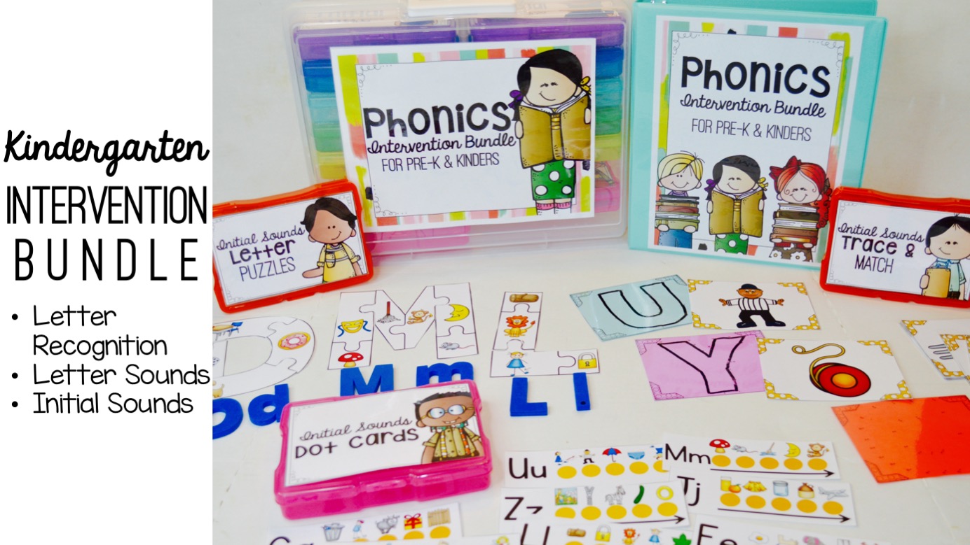 letter recognition - kindergarten phonics - letter practice - initial sounds - letter sounds