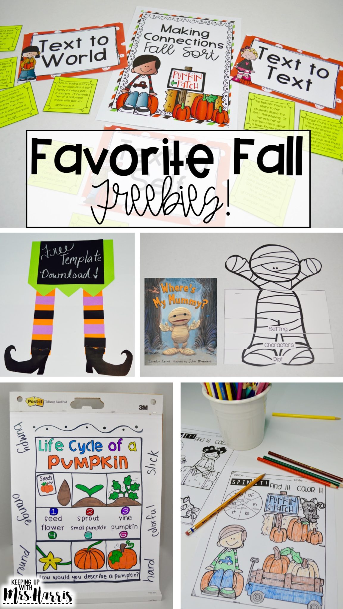 fall freebies - free fall activities - fall lessons - fall activities for the classroom