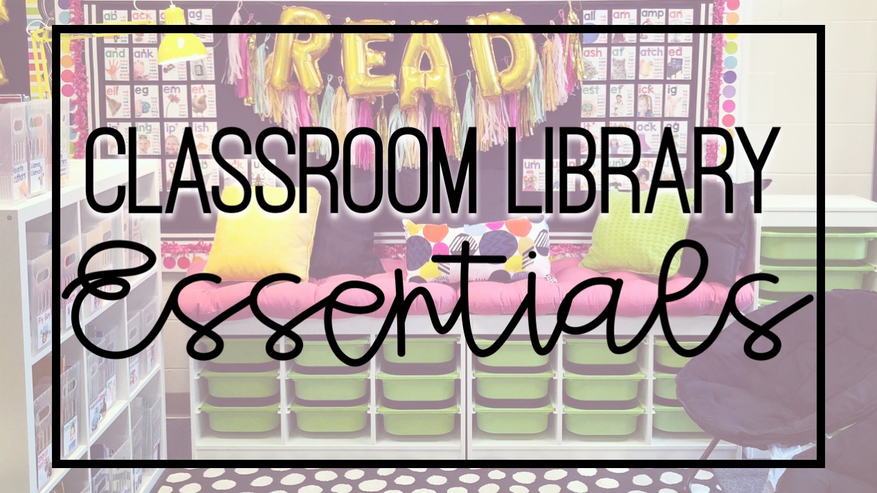 Working on your classroom library? Looking for ideas to make your classroom library amazing? Here is a list of library must haves for every elementary classroom!