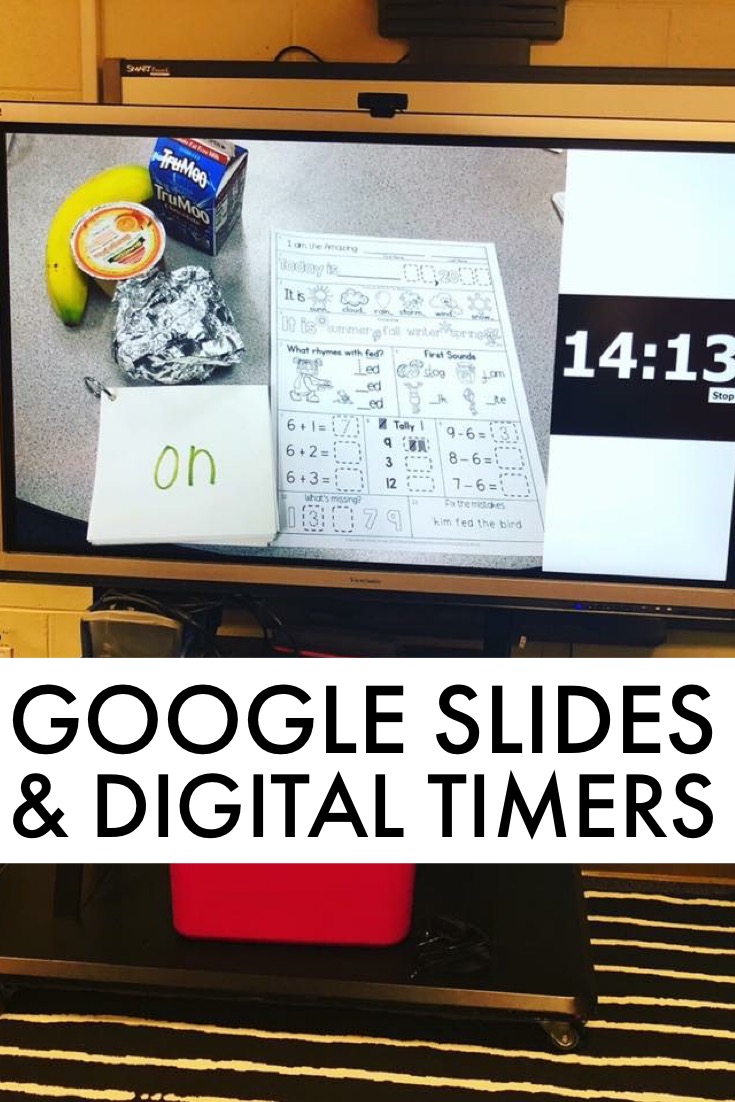 Want to use Google Slides to better manage your classroom? You can insert digital timers onto Google Slides to serve as a visual reminder to students to get busy and stay on task.