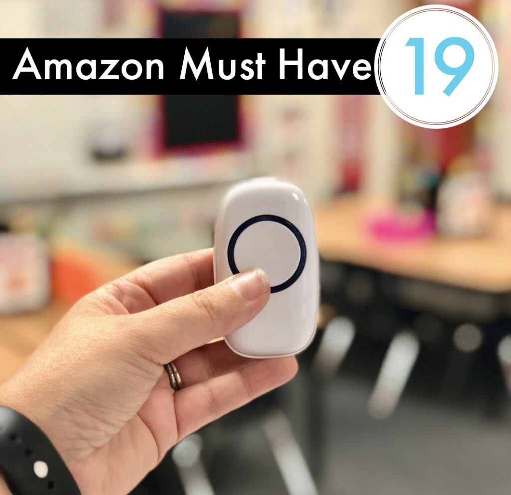 Amazon Classroom Must Have - Classroom doorbell for transition and classroom management.