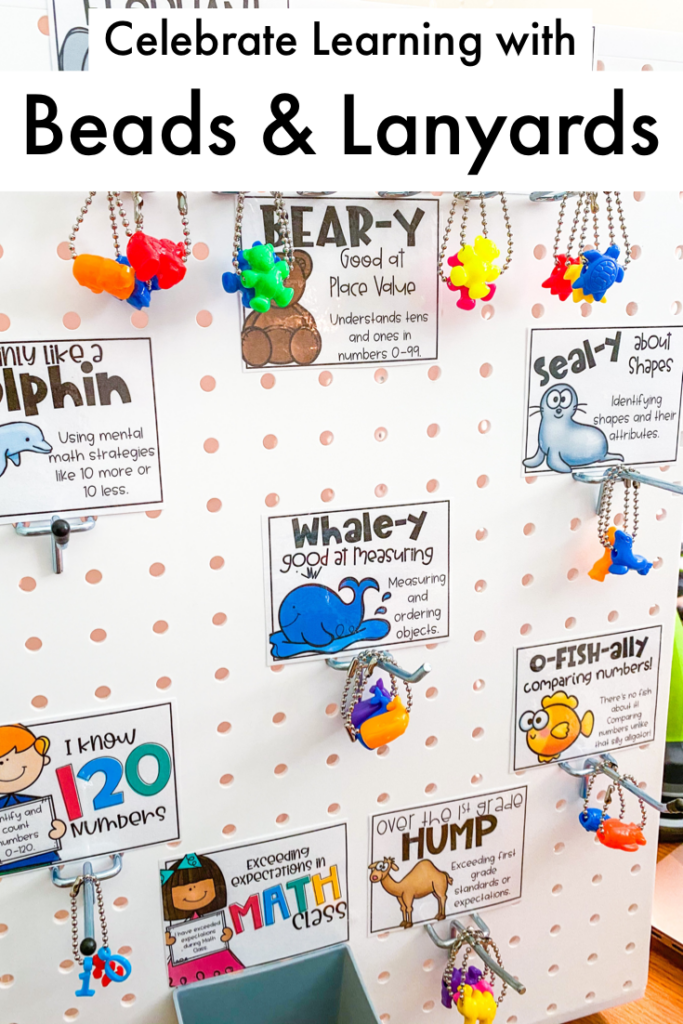 Celebrate student learning and goal setting with your students.  This is an awesome alternative to brag tags.