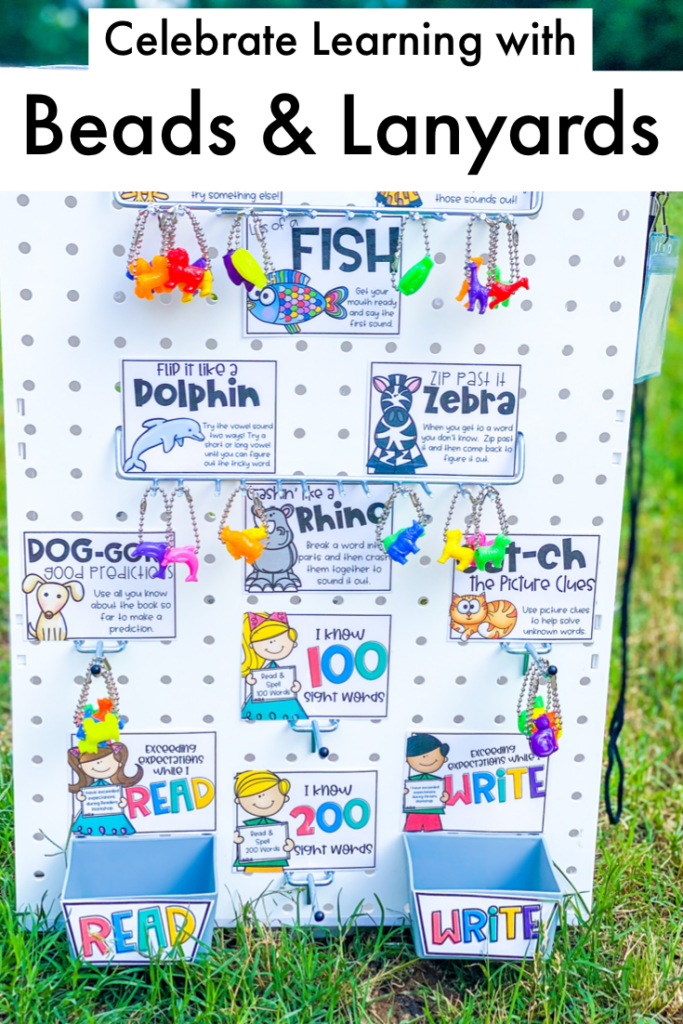 Celebrate student learning and goal setting with your students.  This is an awesome alternative to brag tags.